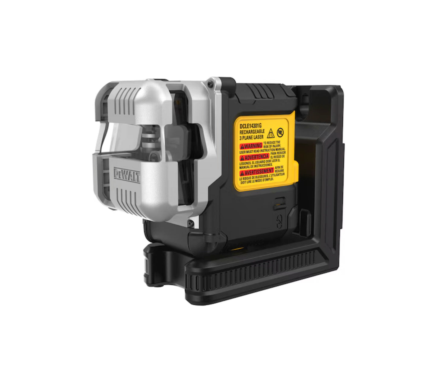 Nivell làser autonivellant verd USB-C de 3 línies de 180º Dewalt DCLE14301GB
