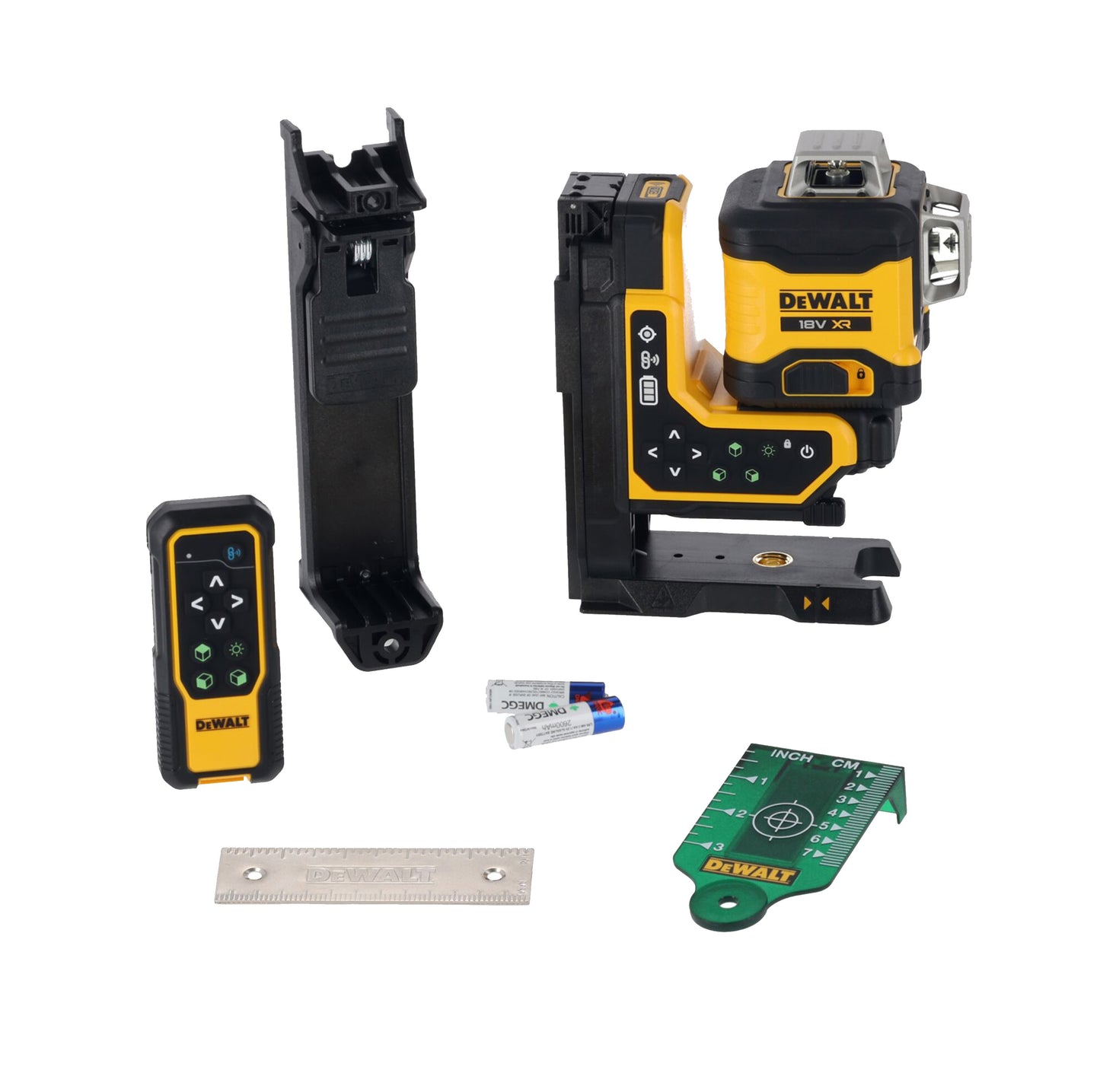 Nivell làser autonivellant verd amb comandament a distància, 3 línies de 360º XR 18V Dewalt DCLE34035B