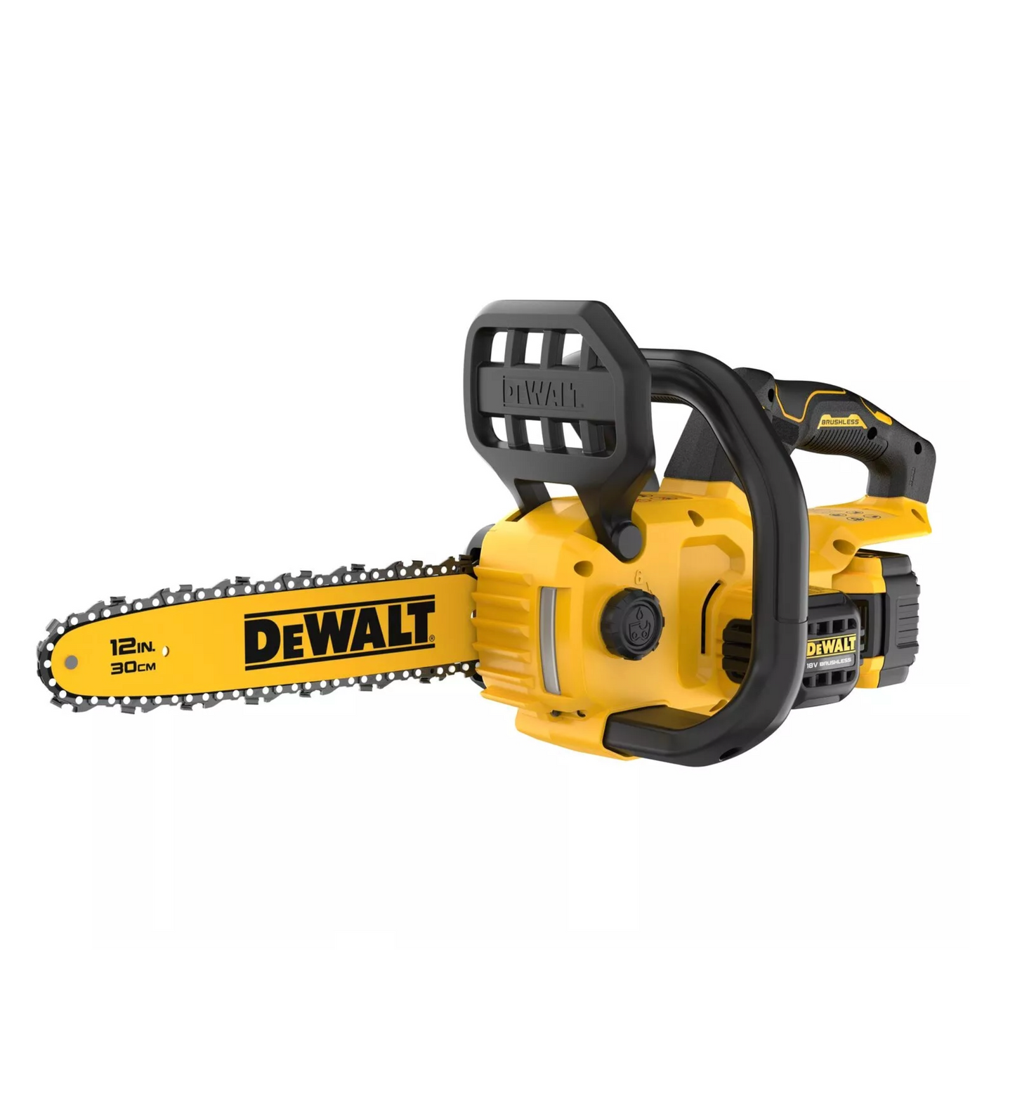 Motoserra compacta XR 18V 30 cm amb bateria i carregador Dewalt DCMCS565P1