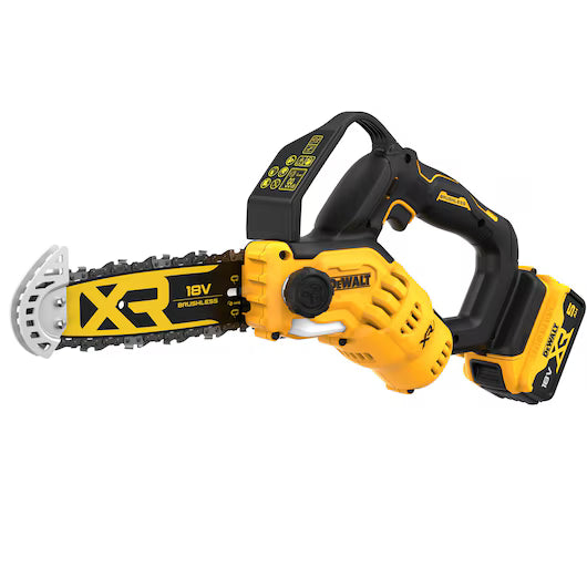 Serra de poda XR 18 V de 20 cm + bateria de 5 Ah + carregador Dewalt DCMPS520P1