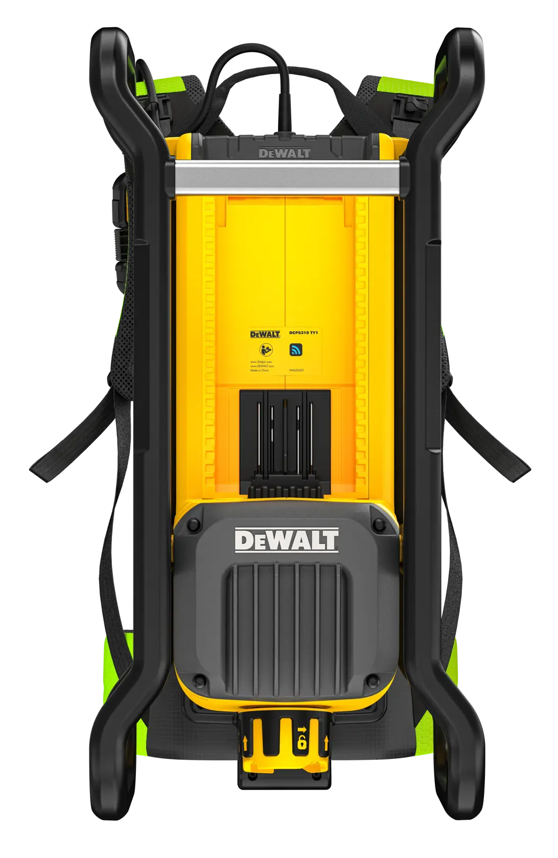 Vibrador de hormigón de mochila a batería POWERSHIFT Dewalt DCPS310N-XJ