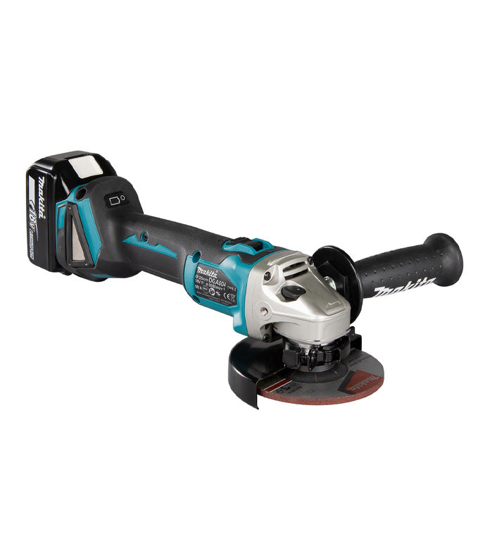 Combo 18V Trepant DHP492 + Esmoladora DGA504 + 2 bateries de 5 Ah + Carregador + Maletins Makita DLX2552TJ
