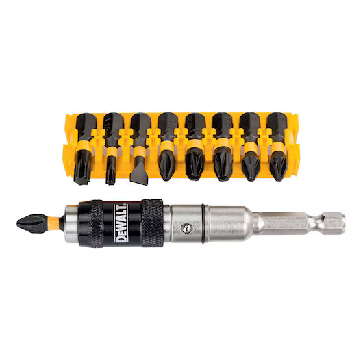 Joc de puntes de 10 peces amb portapuntes Dewalt DT70518T