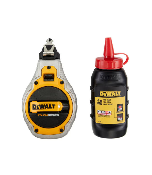 Tiralínies de 30 m amb guix vermell Dewalt DWHT48335RC-0