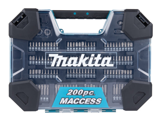 Estoig de broques i puntes de cargolar Maccess (200 u) E-22610 Makita
