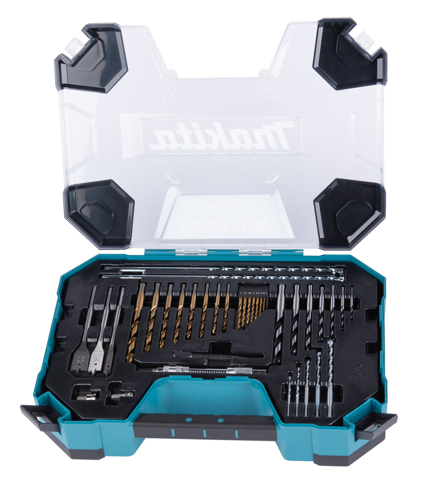 Estoig de broques i puntes de cargolar Maccess (200 u) E-22610 Makita