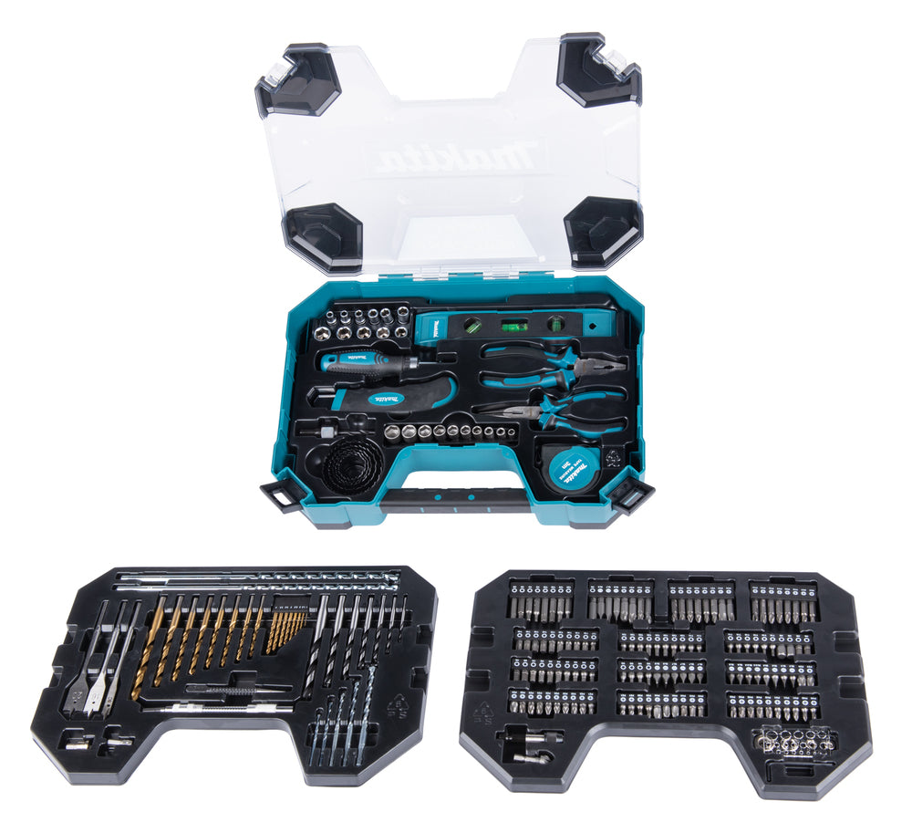 Estoig de broques i puntes de cargolar Maccess (200 u) E-22610 Makita