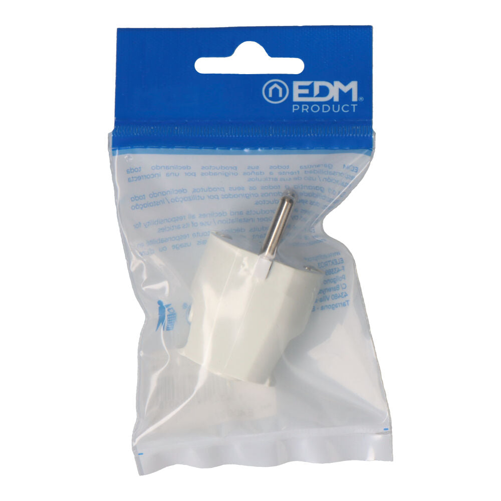 Clavilla tipus F de 4,8 mm, 10/16 A T/TL blanca EDM E40997