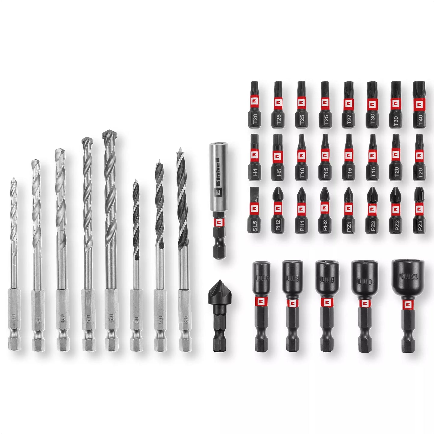 Joc de puntes i broques de 39pcs M-CASE LS Einhell 49108759
