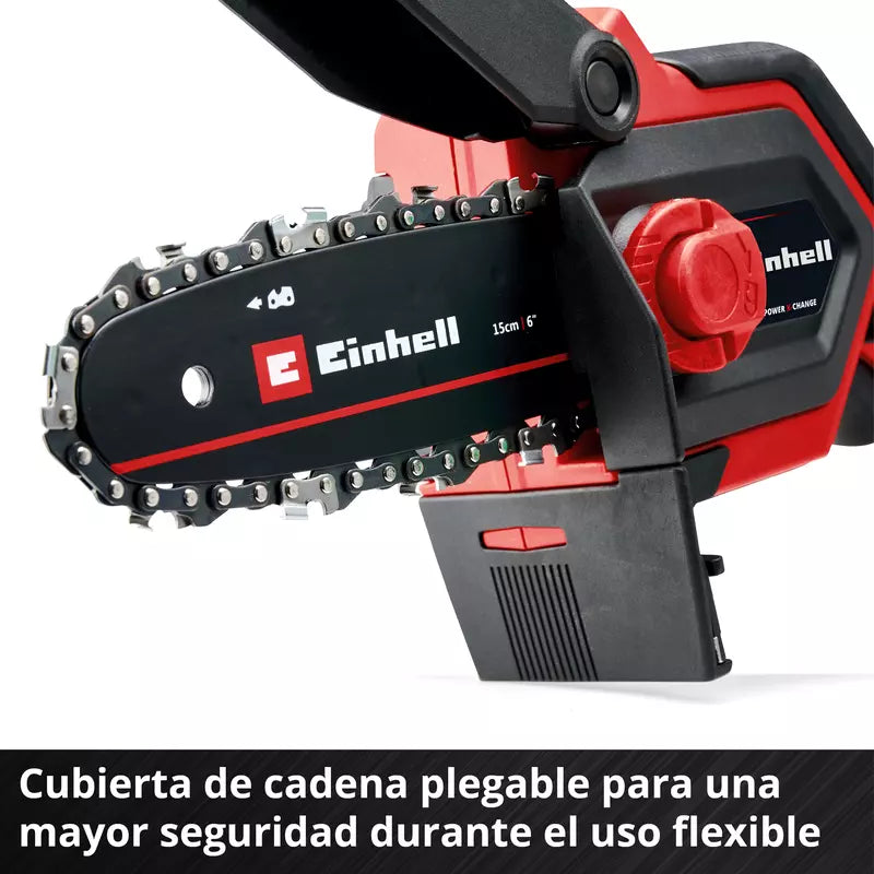 Motoserra de poda amb bateria GE-PS 18/15 Li BL-Solo amb bateria i carregador Einhell