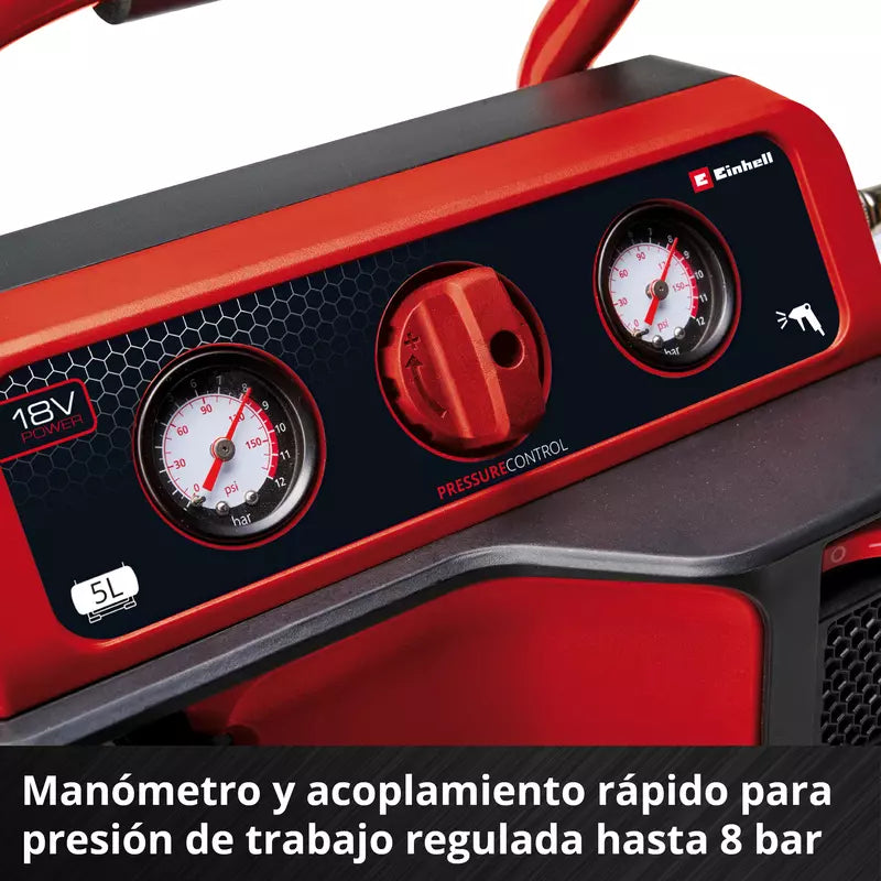 Compressor d’aire amb bateria TE-AC 18/75 Li OF-Solo