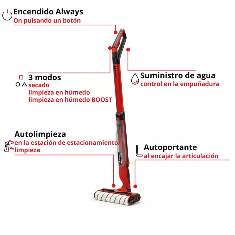 Netejador de terres durs amb bateria CLEANEXXO Einhell