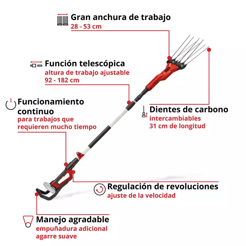 Varejador amb bateria GE-FS 18/53 Li-Solo Einhell