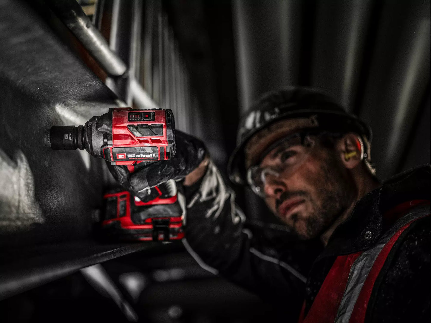 Clau d'impacte de 18V 350Nm Einhell TP-CW 18/350-C Li BL - Solo