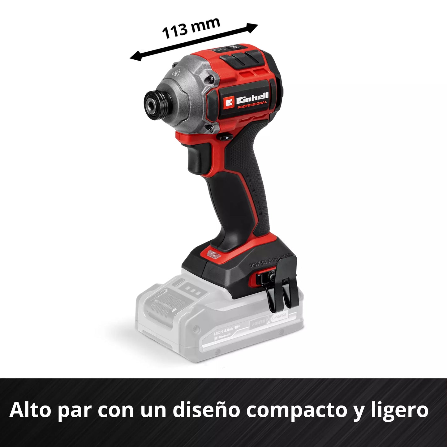 Atornillador d'impacte 250 Nm 18V TP-CI 18/250-C Li BL - Només Einhell