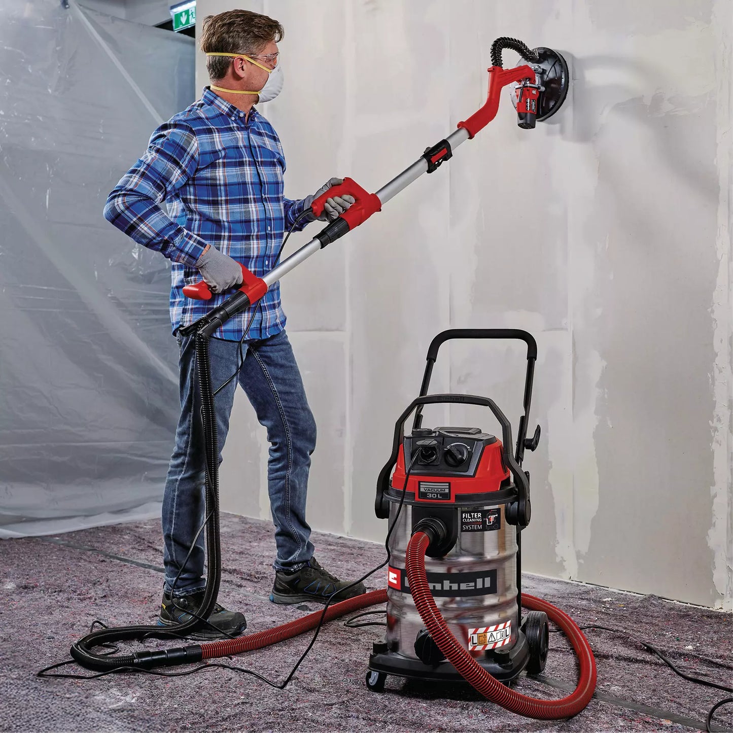 Aspirador en sec i humit de 30L 1150W Einhell TE-VC 3080 SACL