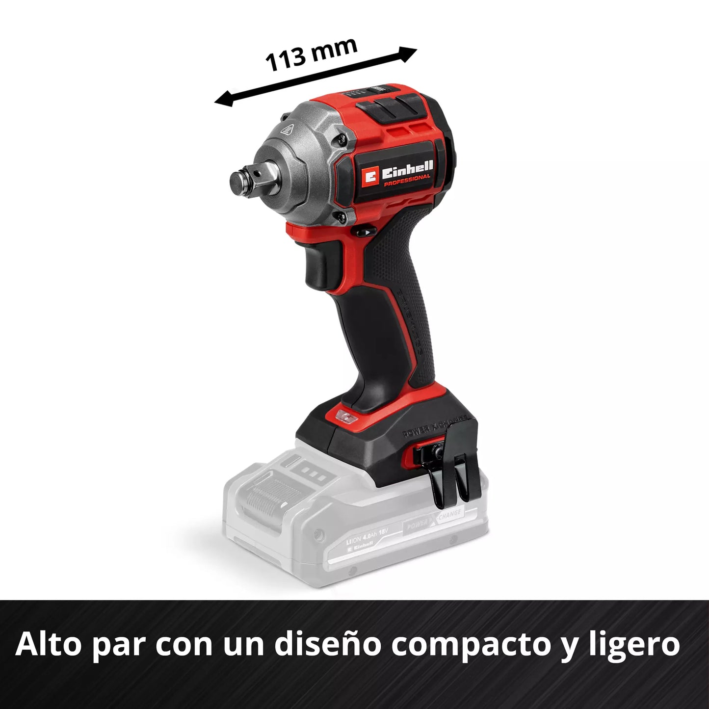 Clau d'impacte 1/2 18V 260Nm TP-CW 18/260-C Li BL - Només Einhell