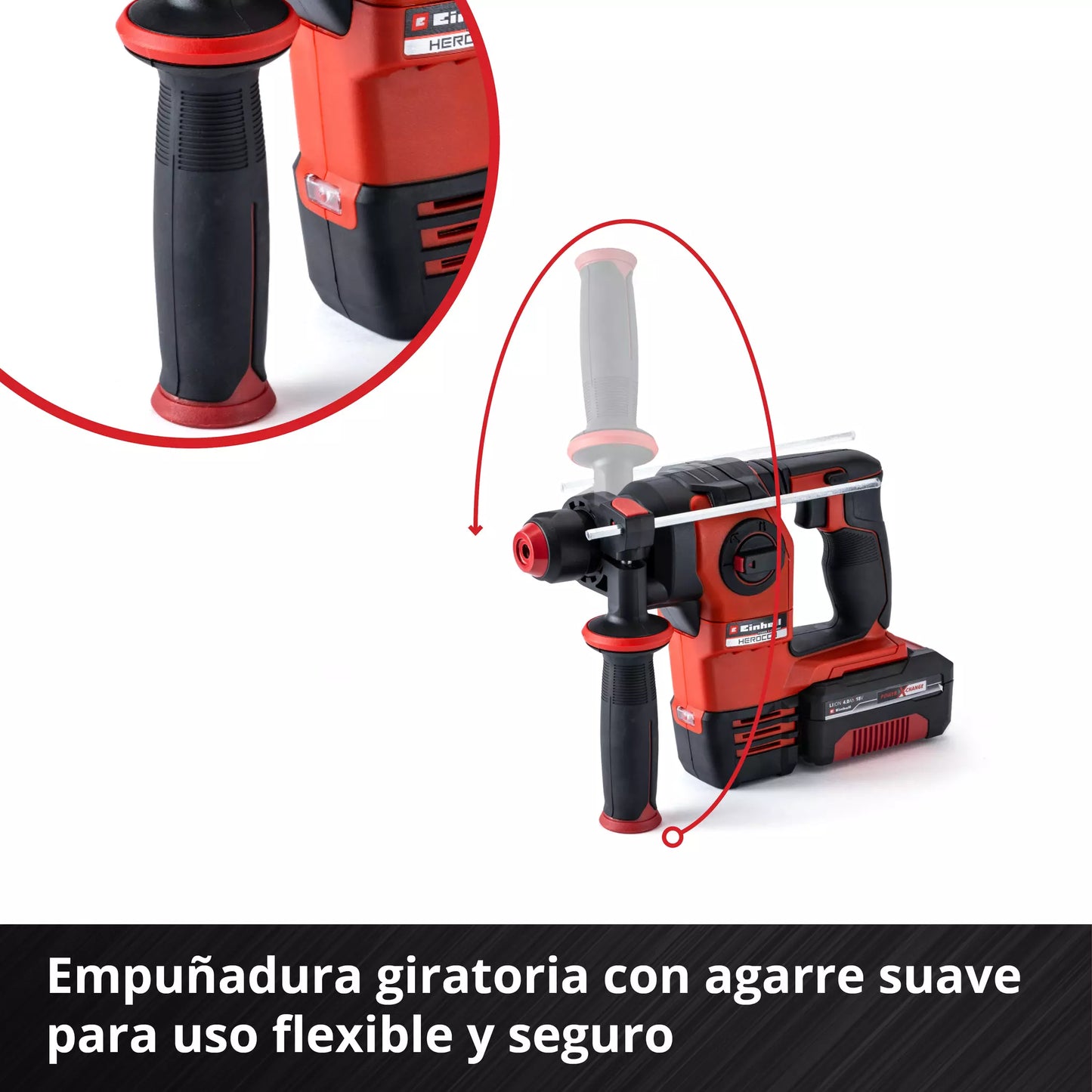 Martell perforador SDS-Plus 18 V 2,2 J Einhell HEROCCO 18/20