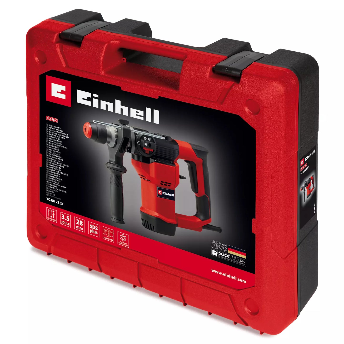 Martell perforador SDS-Plus 950 W 3,5 J Einhell TC-RH 28 3F