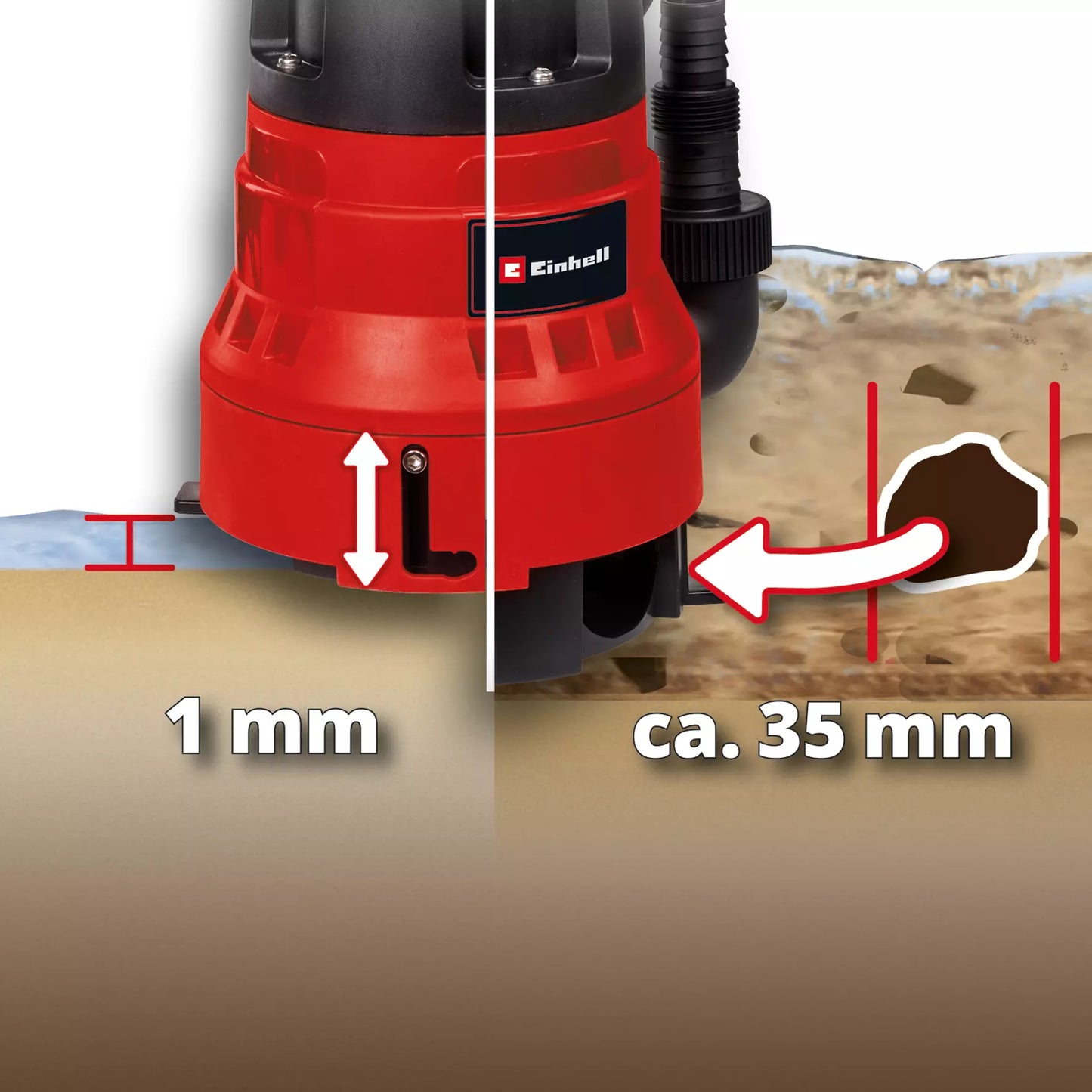 Bomba d’aigües brutes 700W 16.000L/h GC-DP 7035 LL Einhell