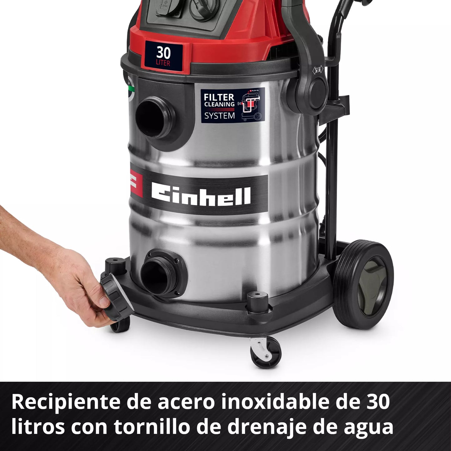 Aspirador en sec i humit de 30L 1150W Einhell TE-VC 3080 SACL