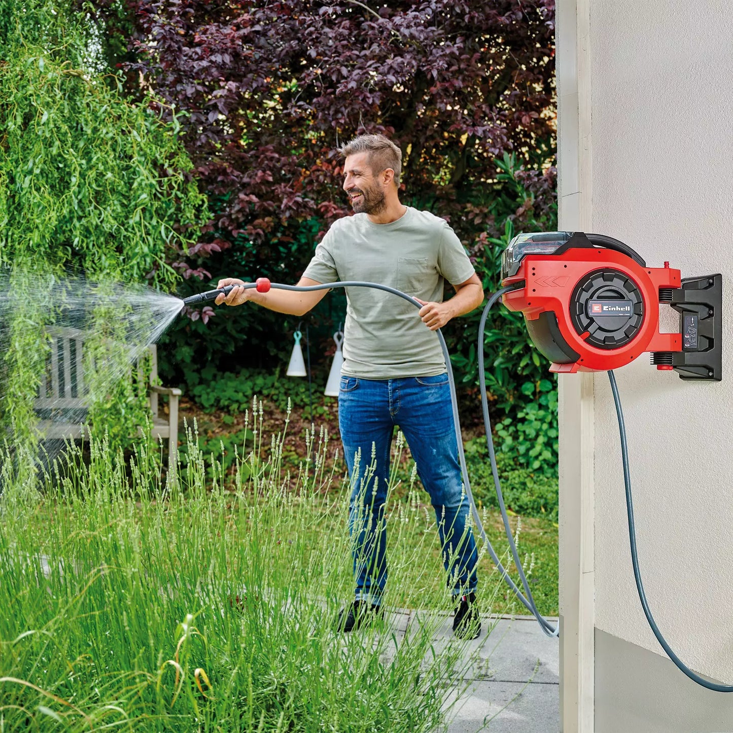 Enrotllador de mànega amb bateria GE-HR 18/30 Li-Solo Einhell