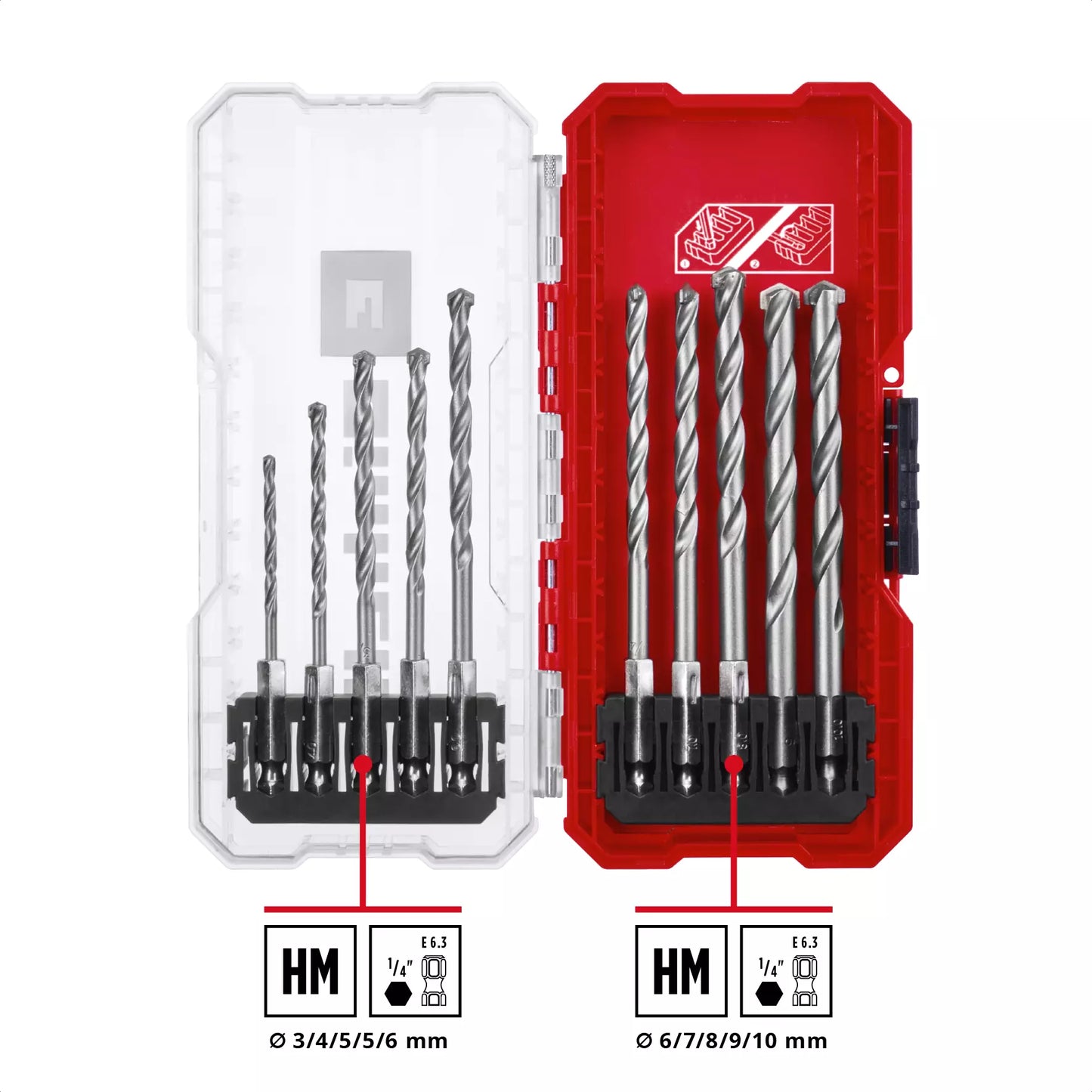 Joc de broques per a pedra S-CASE LS de 10pcs Einhell 49108743
