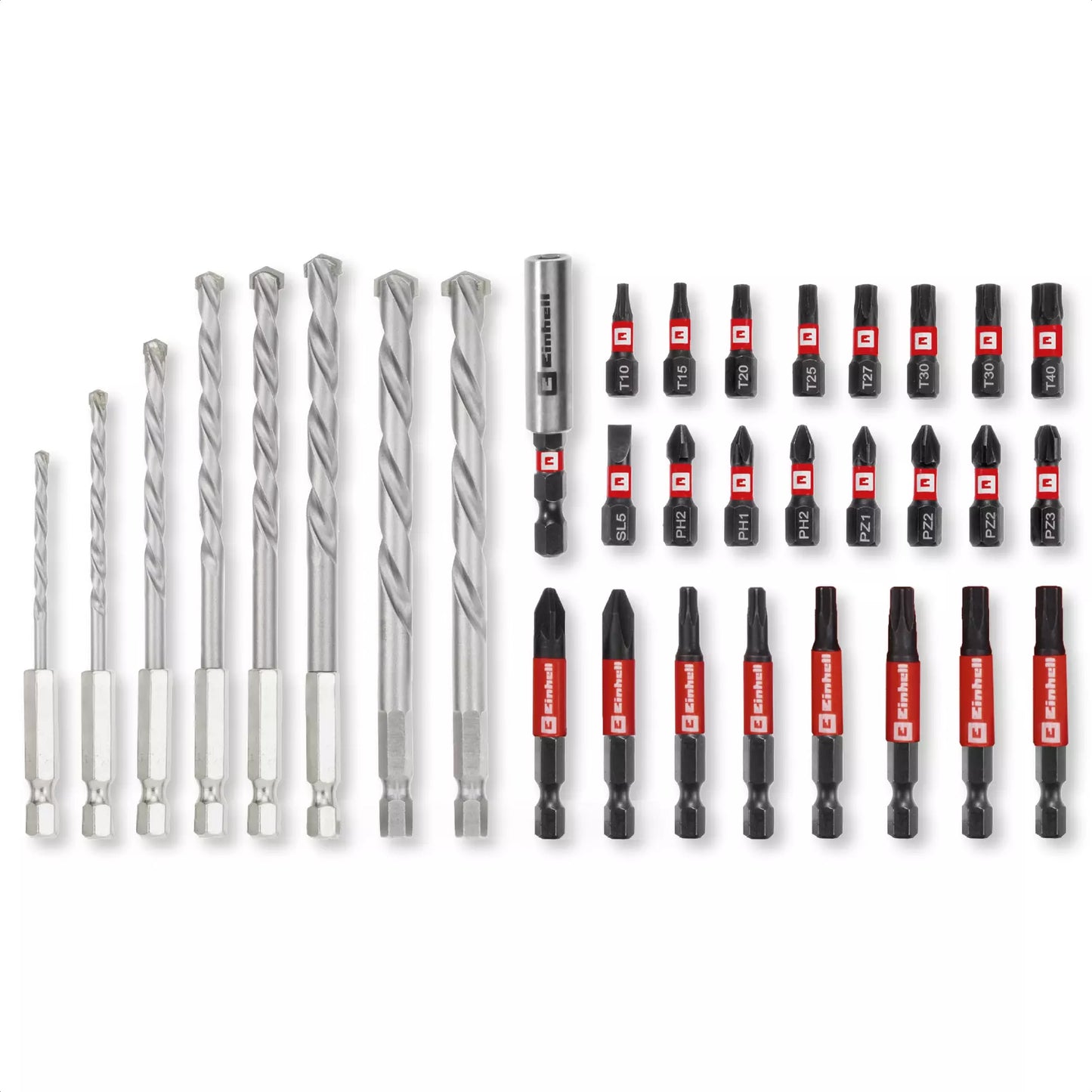 Joc de puntes i broques per a formigó M-CASE de 33pcs Einhell 49108753