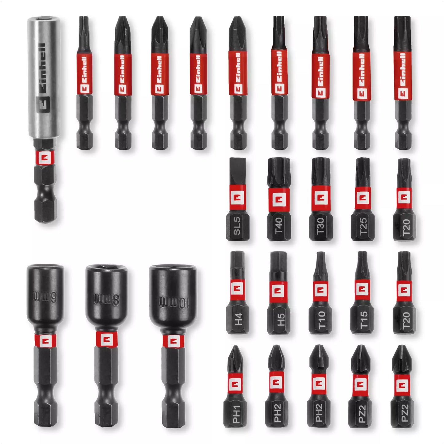 Joc de puntes i vasos S-CASE 28pcs LS Einhell 49108703
