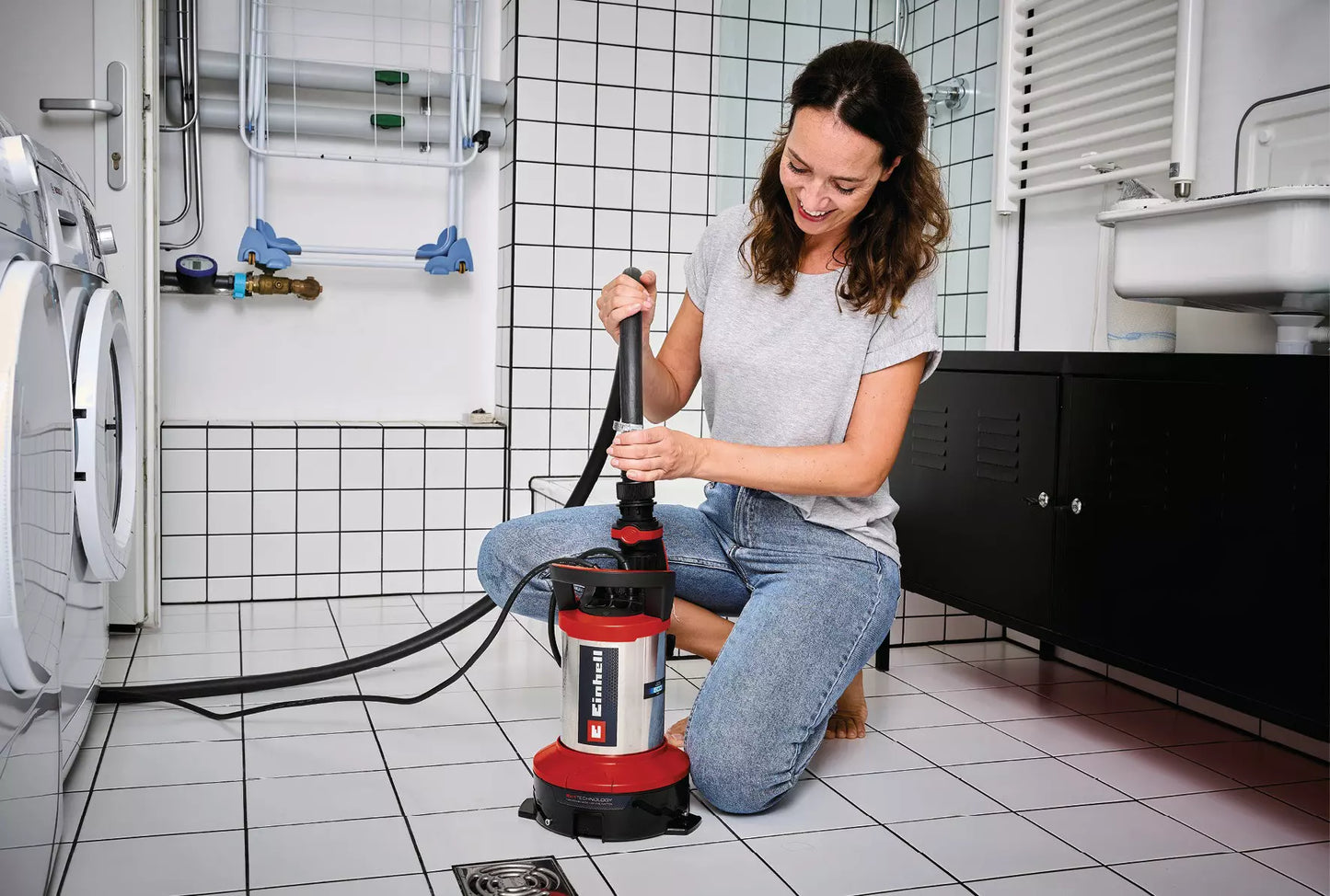 Bomba d’aigües brutes i netes 750W 18.500l/h GE-DP 7535 N LL ECO Einhell