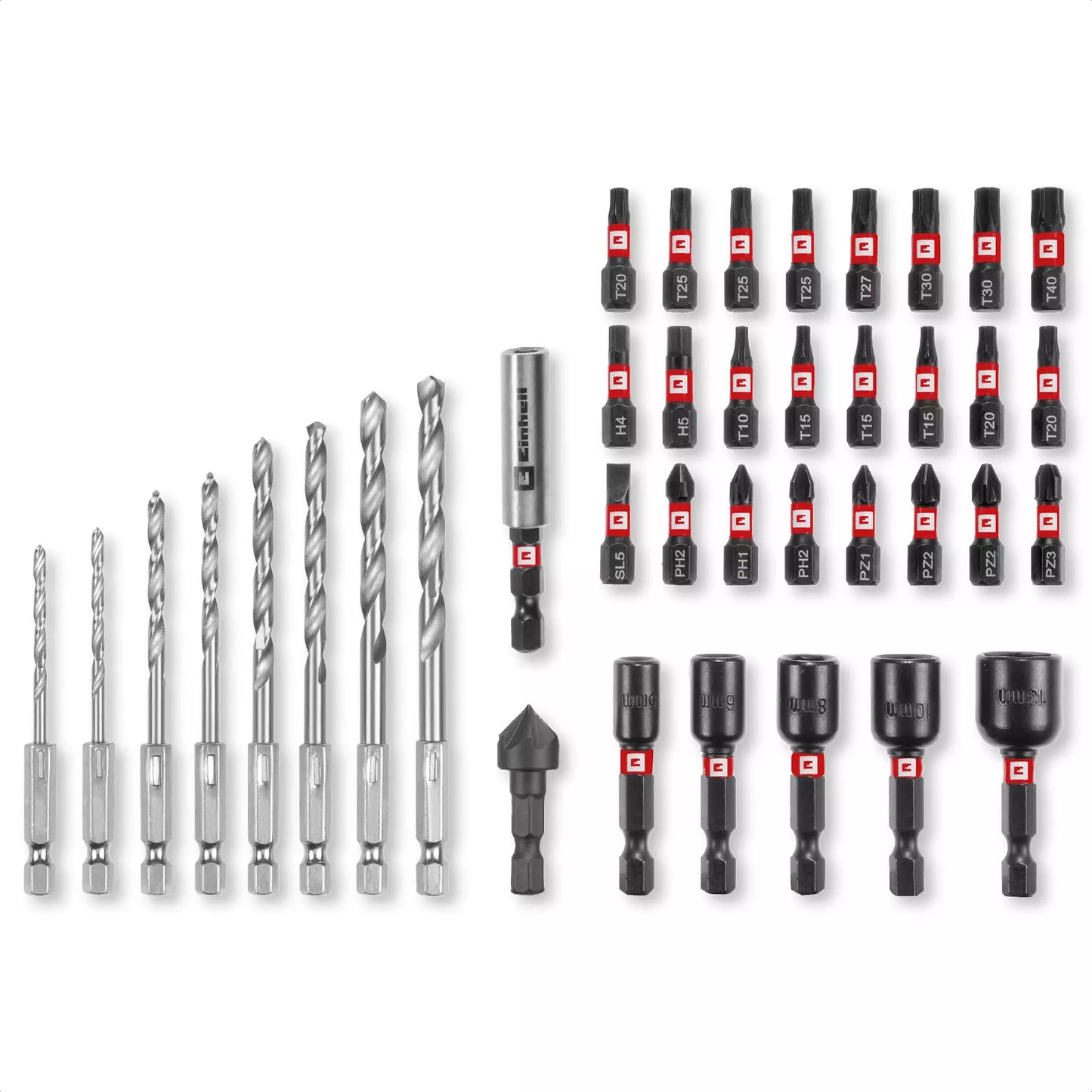Joc de puntes i broques M-CASE de 39pcs Einhell 49108773