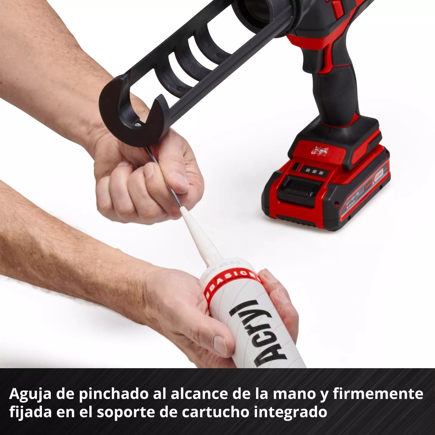 Pistola de silicona de 18V 310ml Einhell TE-SG 18/10 Li - Solo