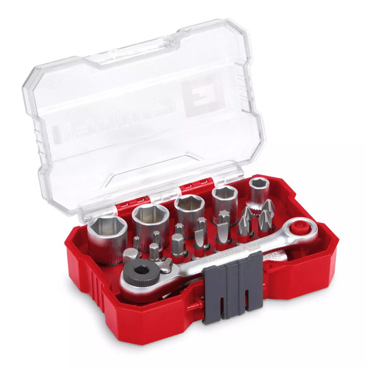 Joc de puntes i vasos XS-CASE 21pc LS Einhell 49118683