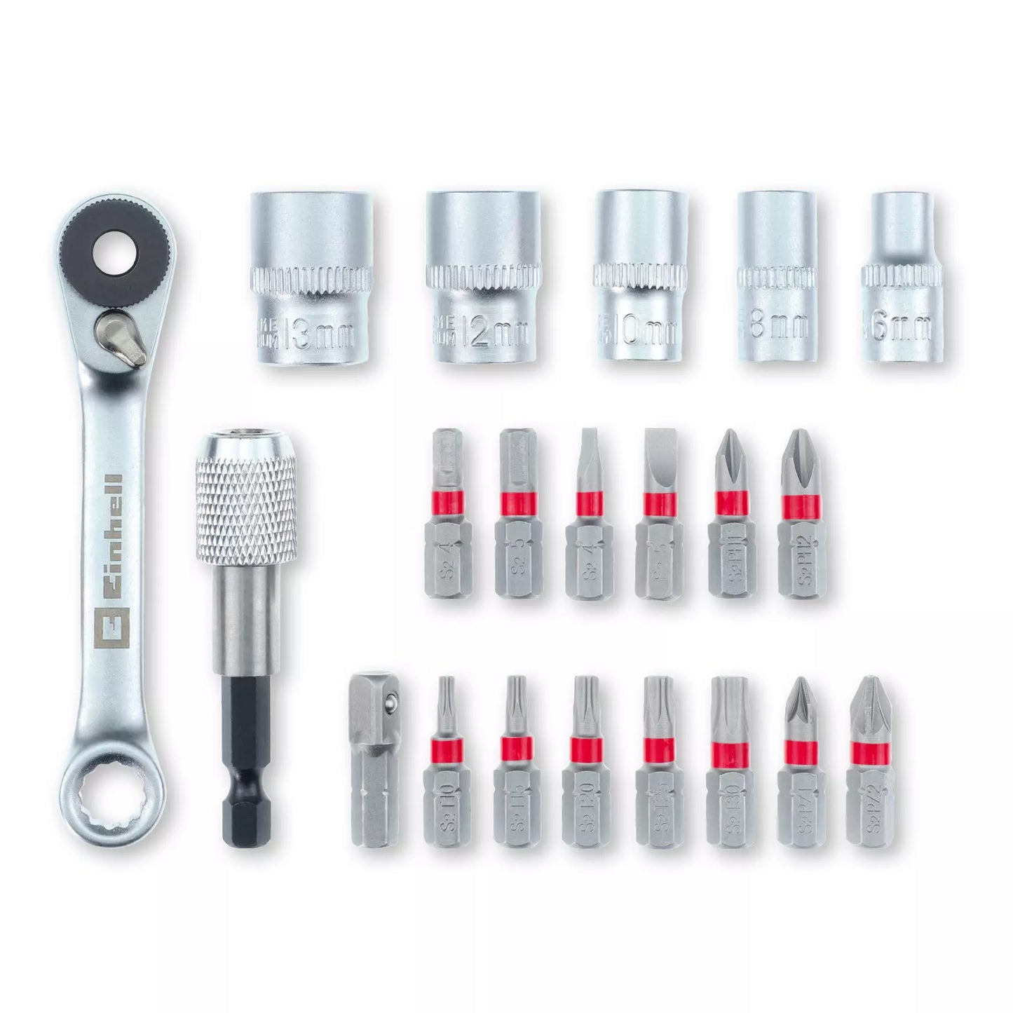 Joc de puntes i vasos XS-CASE 21pc LS Einhell 49118683