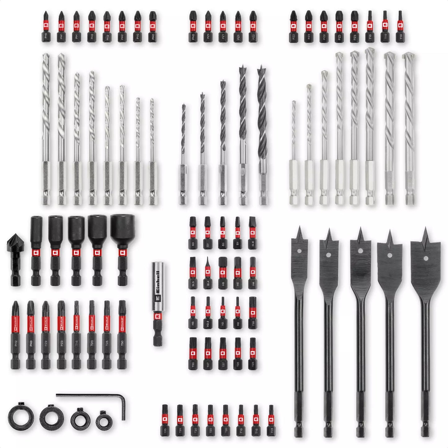 Joc de puntes i broques XL-CASE 95pcs LS Einhell 49108798