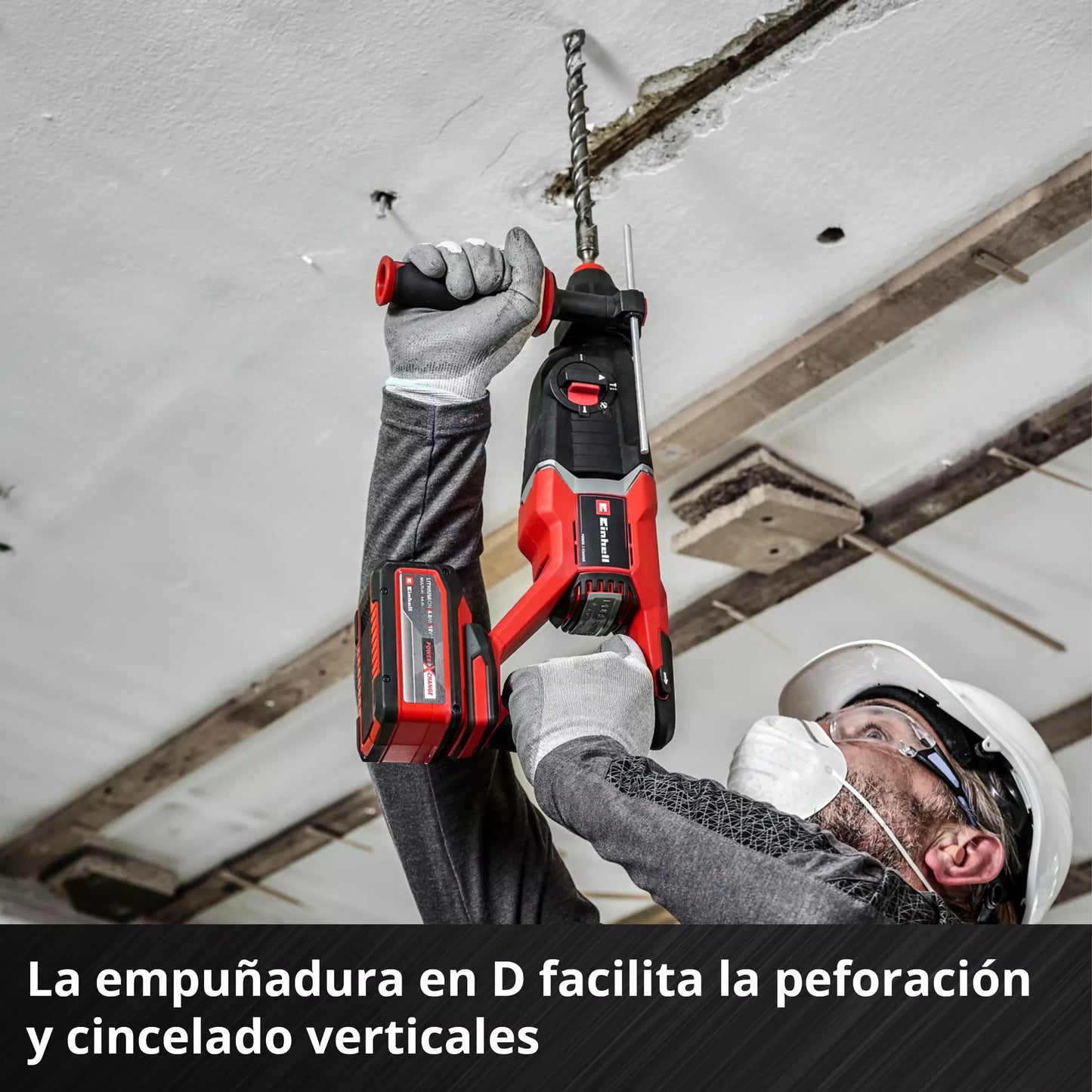 Martell perforador de 18V SDS-Plus 2,6J amb maletí Einhell TP-HD 18/26 D Li BL - Solo