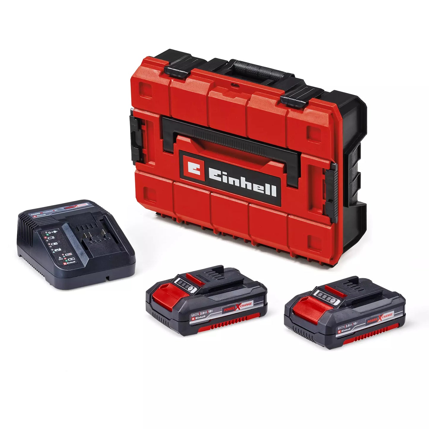Trepanador percutor 18 V + 2 bateries de 2 Ah + carregador + maletí Einhell TP-CD 18/80 Li-i BL