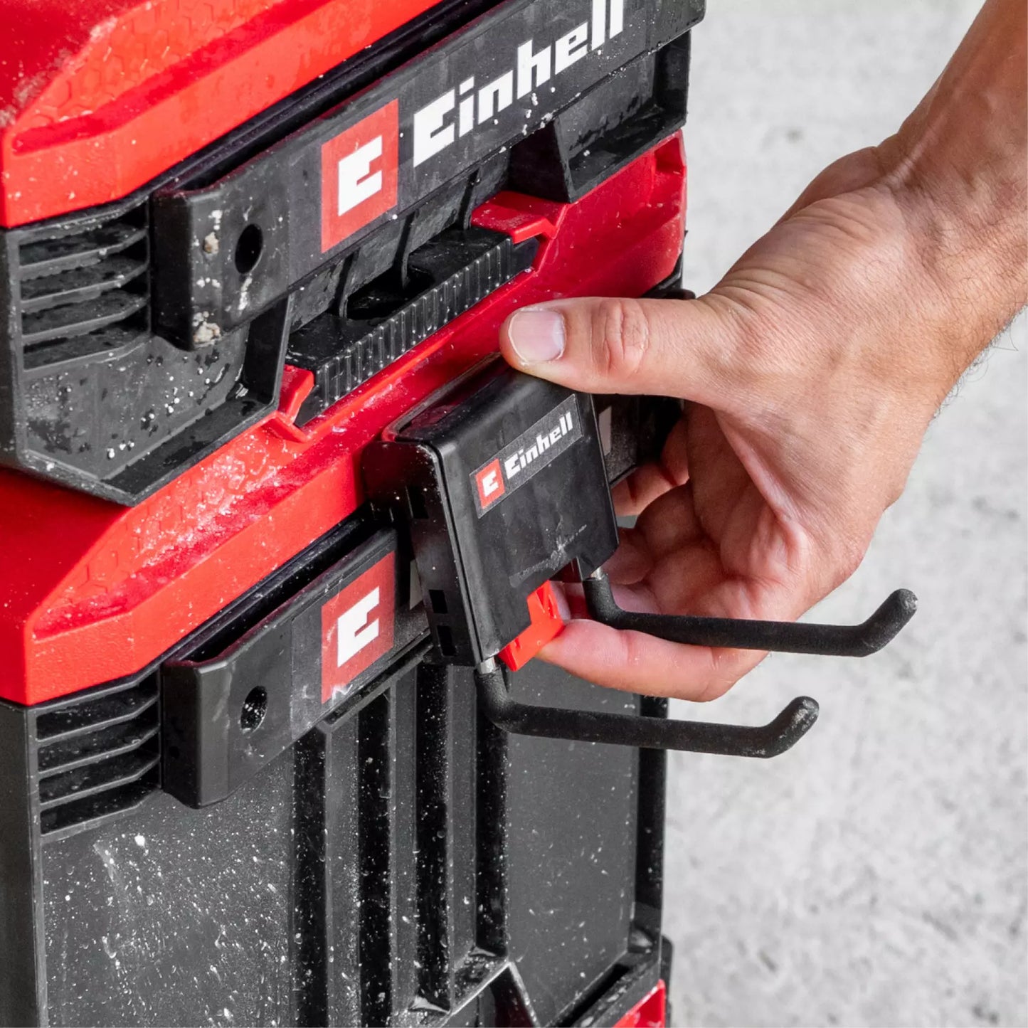 Ganxo doble per al sistema Einhell E-Case