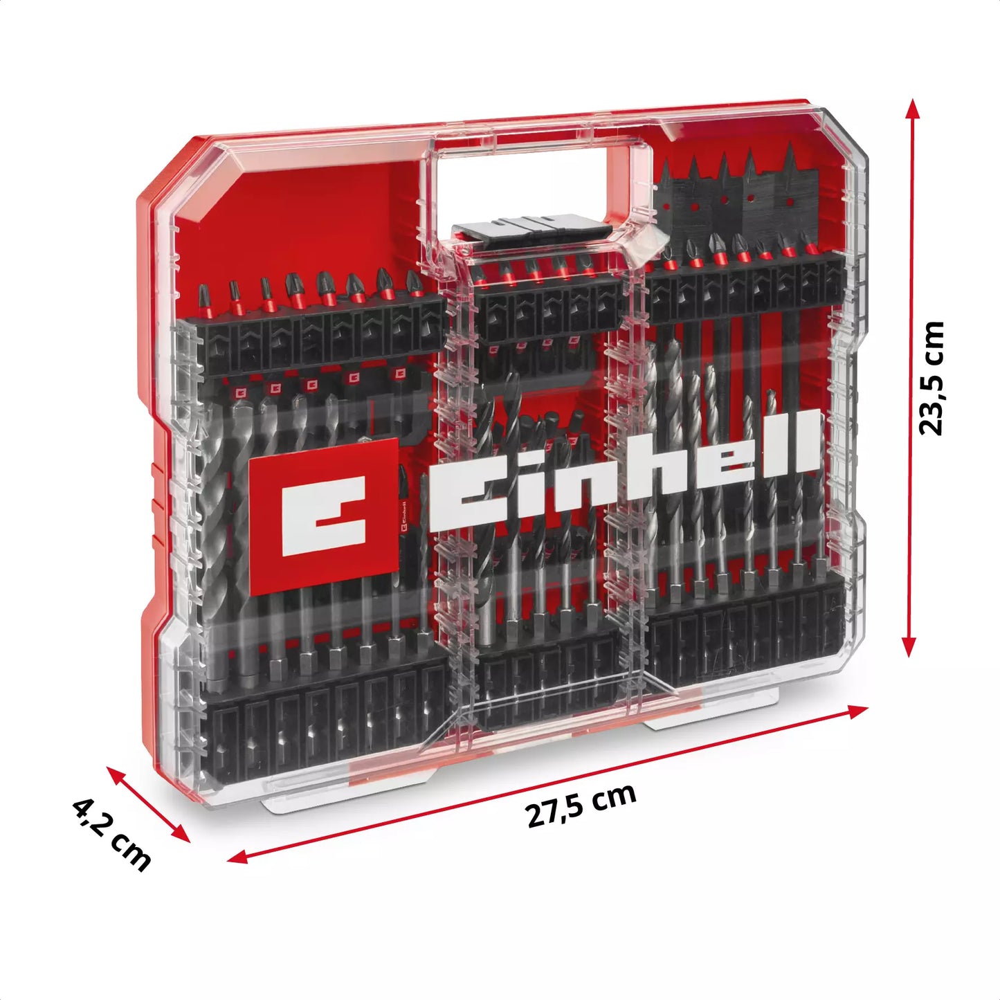 Joc de puntes i broques XL-CASE 95pcs LS Einhell 49108798