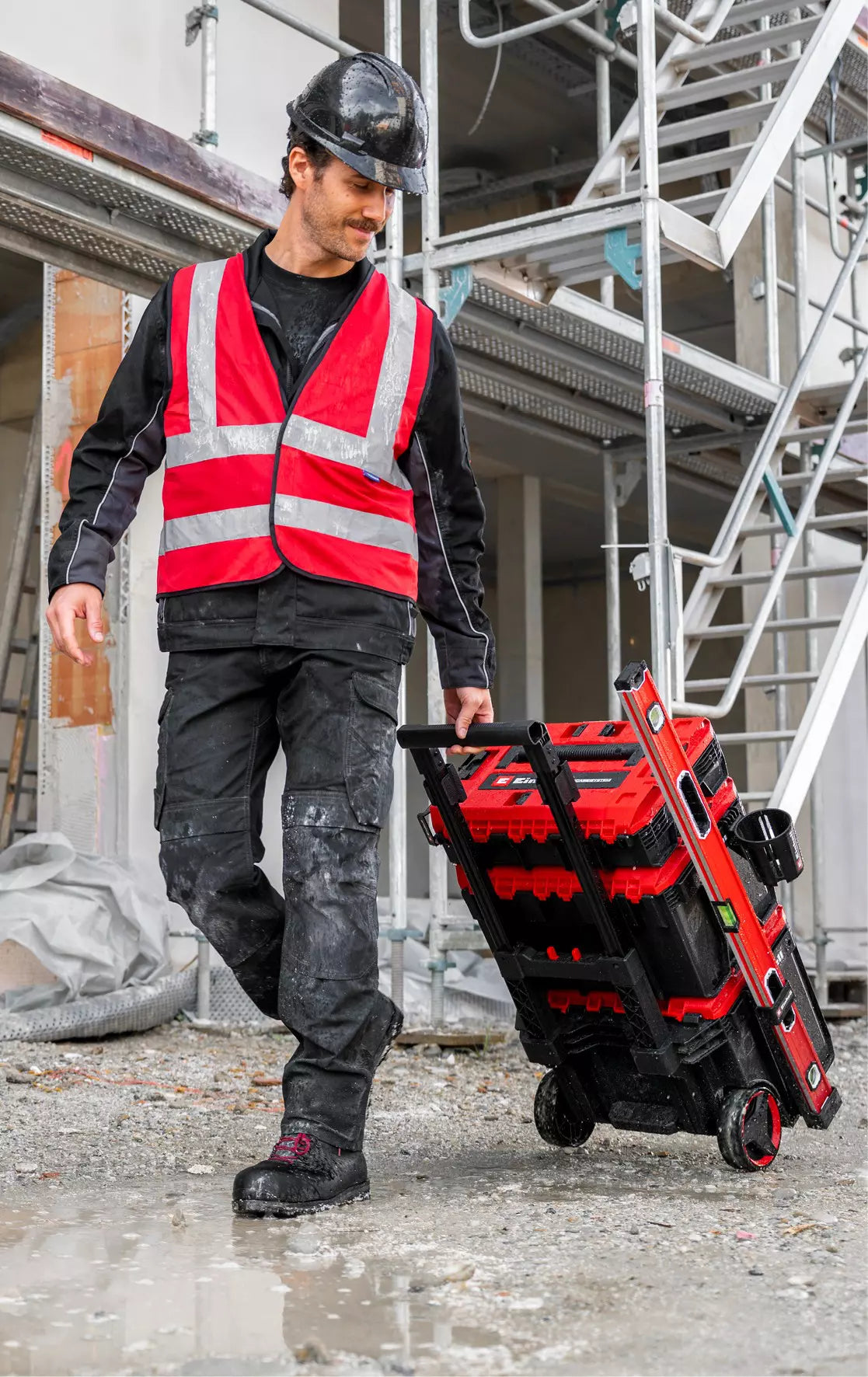 Suport per a nivells de bombolla per al sistema Einhell E-Case