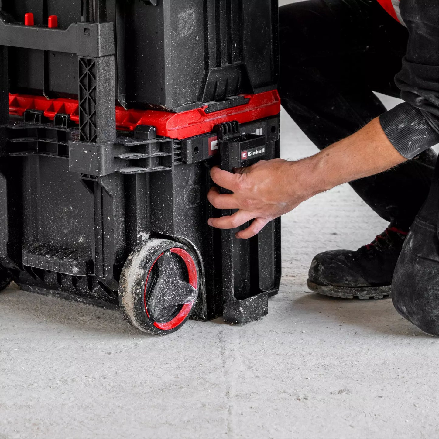 Suport per a nivells de bombolla per al sistema Einhell E-Case