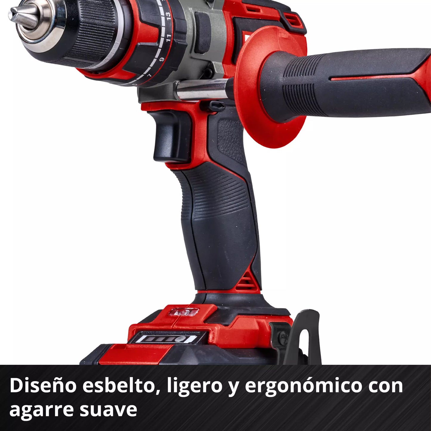 Trepanador percutor 18 V + 2 bateries de 2 Ah + carregador + maletí Einhell TP-CD 18/80 Li-i BL