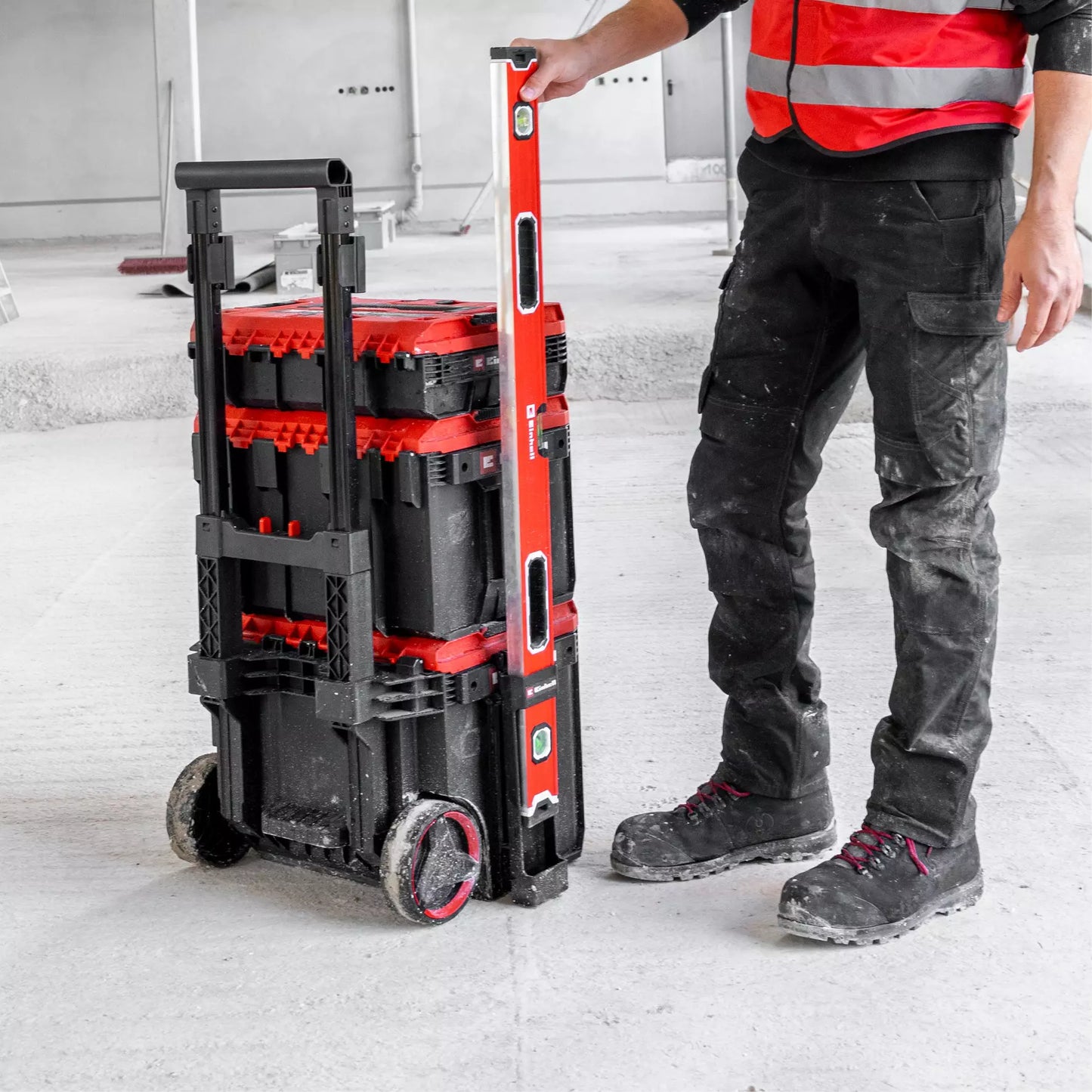 Suport per a nivells de bombolla per al sistema Einhell E-Case