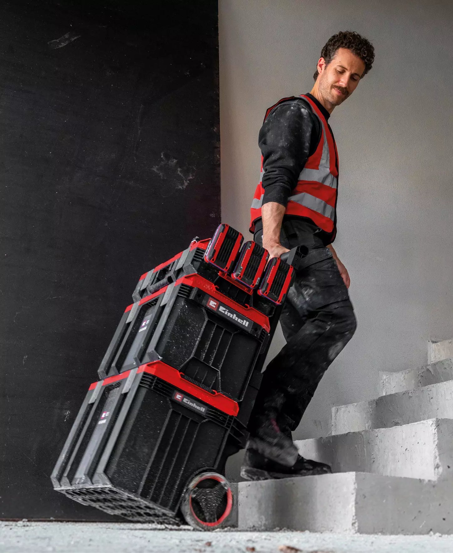 Suport per a bateries per al sistema Einhell E-Case