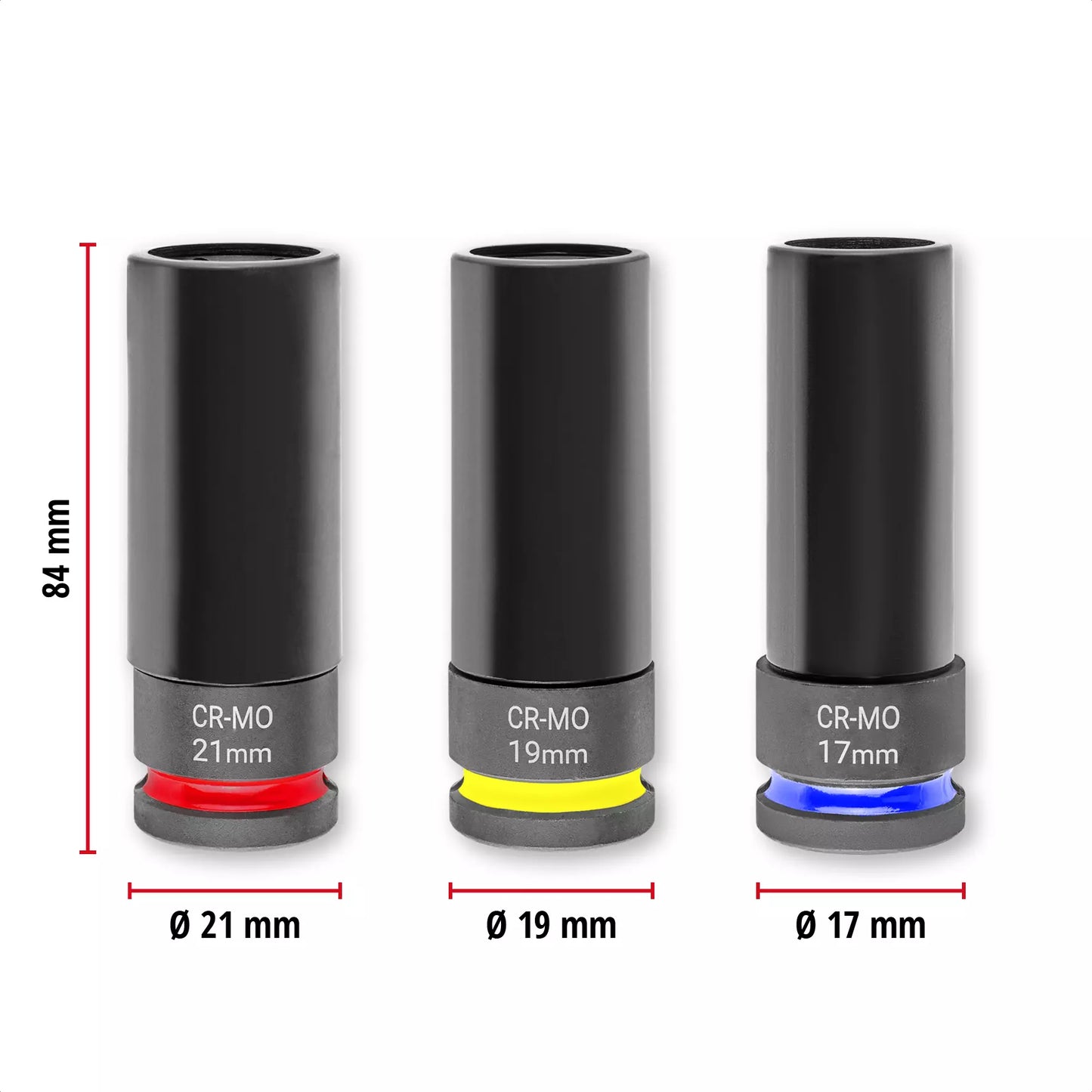Joc de vasos d’impacte de 3pcs Einhell 49109263