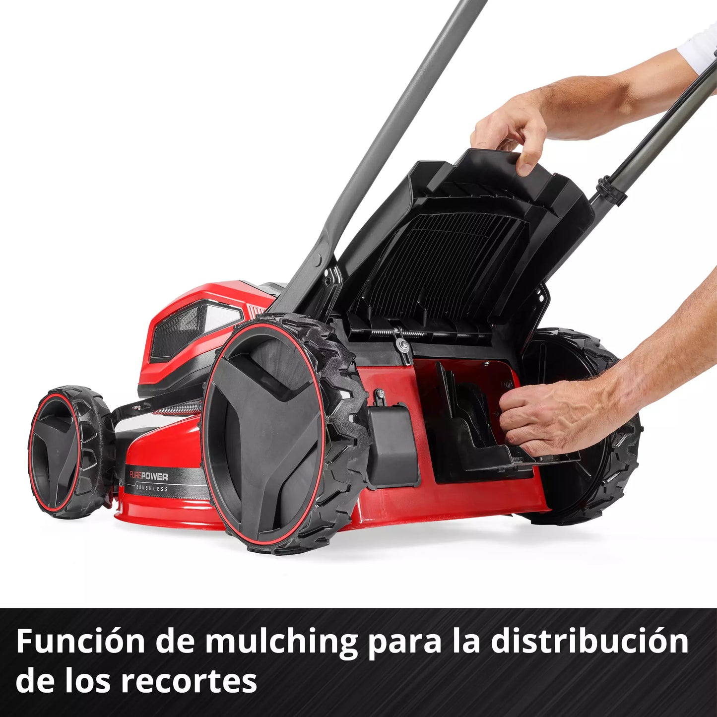 Tallagespa amb bateria amb 4bat 4,0Ah + 2 carregadors dobles GP-CM 36/47 S Li BL Einhell