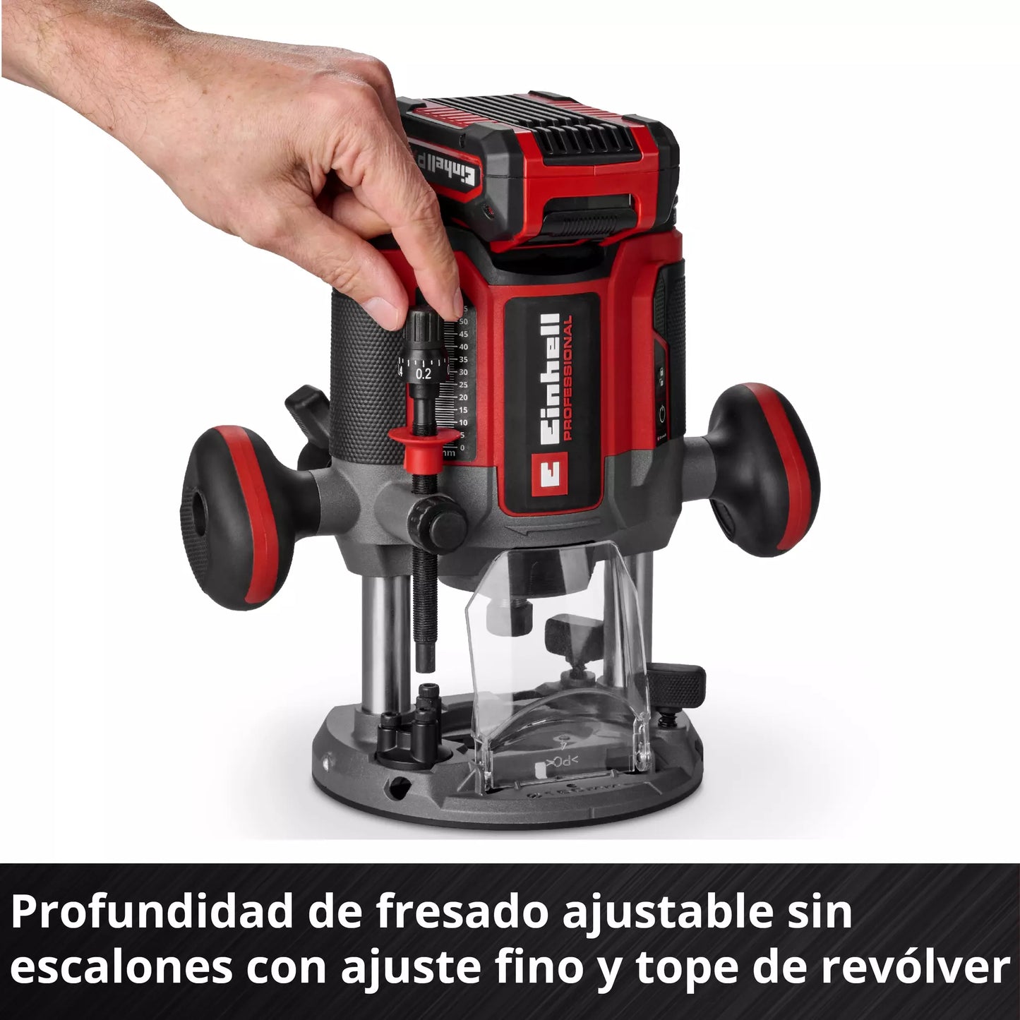 Fresadora de 18V 55mm Einhell TP-RO 18/55 Li BL - Solo
