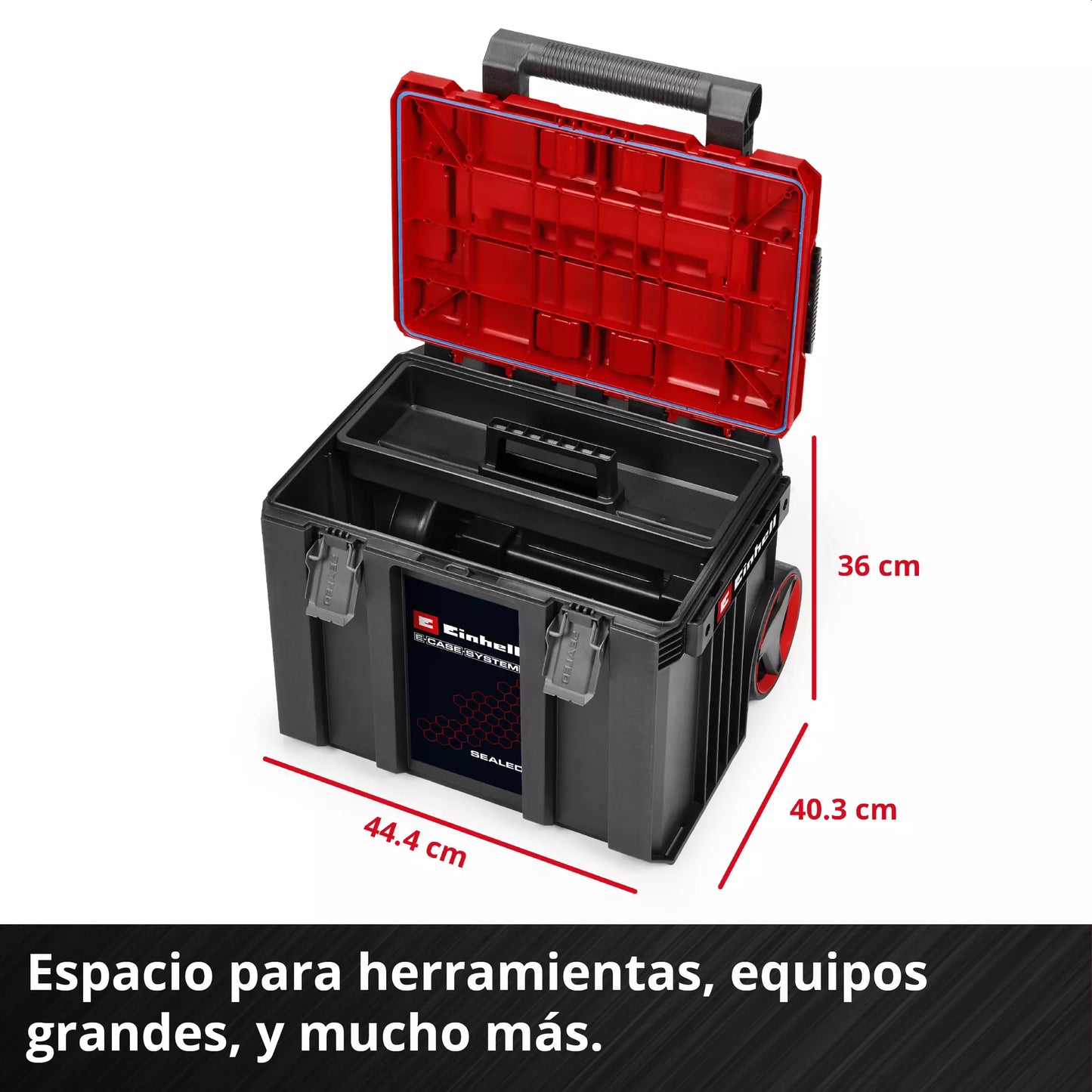 Sistema de maletins amb rodes Einhell E-Case Rolling Workshop SEALED