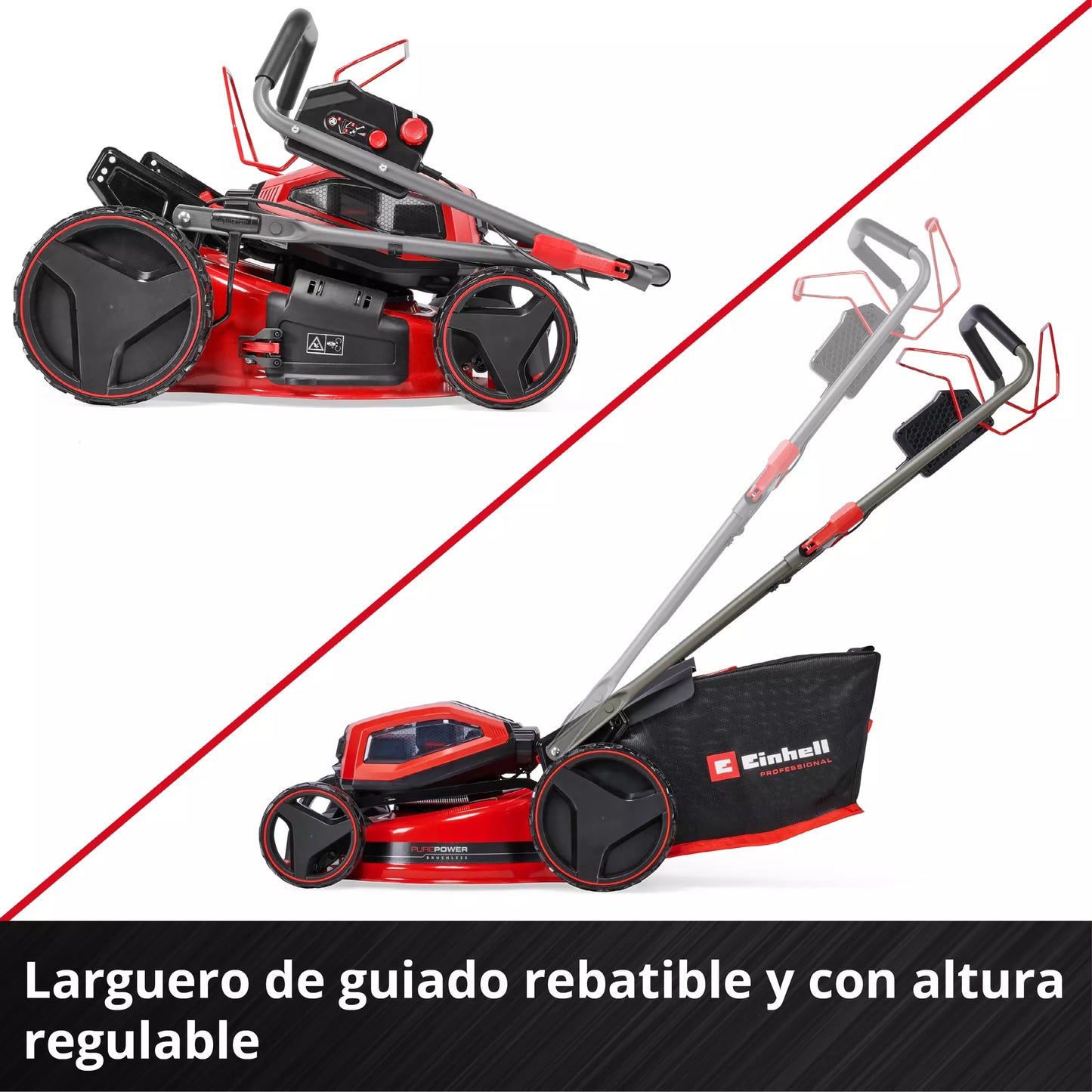 Tallagespa amb bateria amb 4bat 4,0Ah + 2 carregadors dobles GP-CM 36/47 S Li BL Einhell