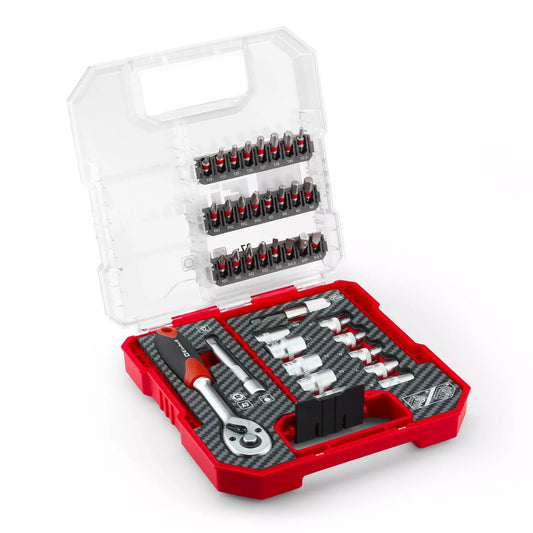 Joc de puntes i vasos L-CASE de 37pcs LS Einhell 49109022